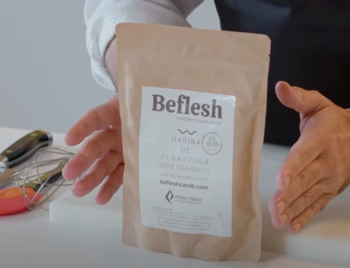 El célebre chef Jordi Roca prepara una deliciosa receta con la harina de algarroba de Beflesh